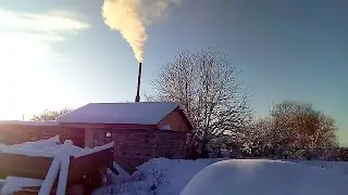 Я построил баню.
