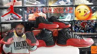 AIR JORDAN 12 FLU GAME UNBOXING