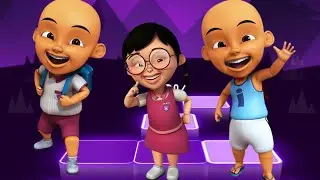 Upin vs Ipin vs Mei Mei | Tiles hop edm rush | slow Beat Ghost X Perfect X Hero | Upin Ipin