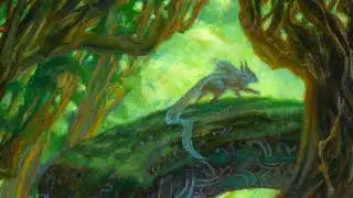 Branchloft Pathway Magic:The Gathering Card Art by Donato Giancola