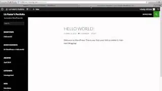 WordPress: Exploring the Appearance options