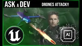 Pets: --    Behavior Tree & AI #2  Drone Attack    ---|  Unreal Engine Tutorial
