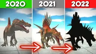 Spinosaurus Evolution in ARBS - 2020 - 2022 | Animal Revolt Battle Simulator