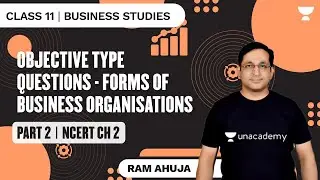 Objective Type Questions - Forms of Business Organisations | Part 2 | NCERT Ch 2 | Business Class 11