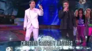cristian castro la nave del olvido en vivo y no podras a dueto junto a mijares