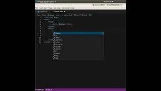 How to add a button in webpage using HTML | VS Code | #shorts