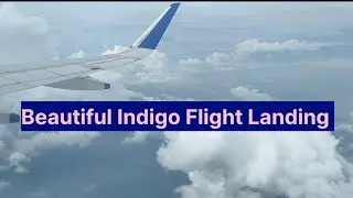 Beautiful Landing of Indigo Flight ✈️#air 
