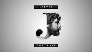 Easy way to Create Letter Portrait - Text Portrait Photoshop Tutorial - Photoshop Tutorial