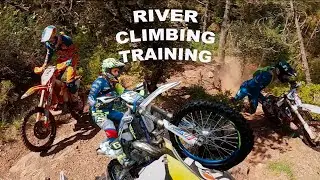 Mario Roman 74 | RIVER CLIMBING training Session with JONNY WALKER and POL TARRES |