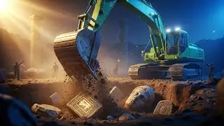 The Green Excavator Unearths Buried Relics &ndash; A Mysterious and Curiosity Sparking Dig