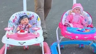 4 Wheeler Foldable Baby Walker Vs 8 Wheeler Adjustable Walker kit Short Video