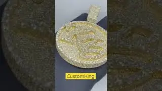 💎 ELEGANT DIAMOND CUSTOM PIECE 💎 #hiphop #diamond #jewelry #bling #rapper #music #custom #atlanta