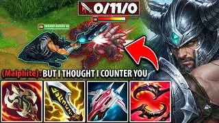 ANOTHER DAY, ANOTHER MALPHITE PLAYER WHO THINKS HE COUNTERS TRYNDAMERE...