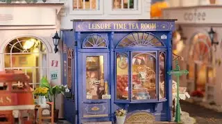 Theehuisje - Leisure Time Tea Room - DG171 - Robotime - BuilDIY