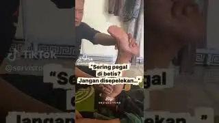 pegal di betis,nyeri otot yuk#segera di teraphykan#pijatpengobatan #082132274388 #massage #pijatpeng