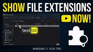 How To Show File Extensions In Windows 11