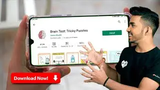 How To Download Brain Test Game In Android Mobile | The Gamez Downloader | &lrm;#technogamerz