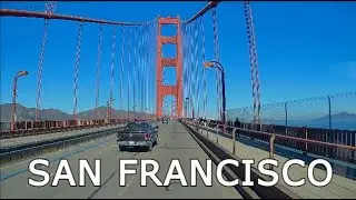 San Francisco -Golden Gate - Drone Footage (meditation music)