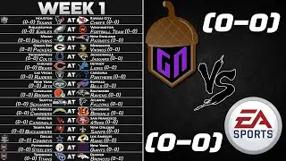 NFL 2020 Predictions - Week 1 | GameNut vs. Madden 21