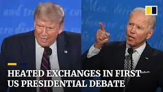 Interruptions and insults dominate first Trump-Biden US presidential debate