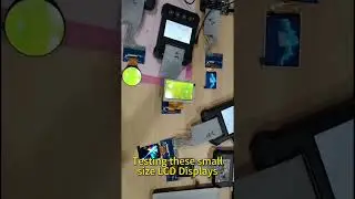 Testing these customized small size lcd displays