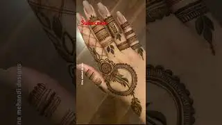Mehandi designs back hand 🍀#shortsfeed #shortmehandi #mehandidesigns #hennamagic #backhandmehndi