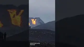 #VOLCANO #ICELAN #ERUPTION #SLOWMOTION #LAVA #GELDINGADALIR #REYKJANES #FAGRADALSFJALL PART 2