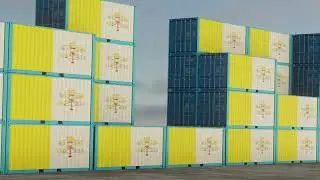Vatican city (Holy see) export import container video footage!