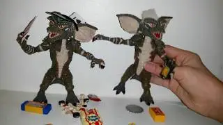 Neca gremlin stripe and poker player.