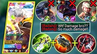 YIN VS BADANG AGAIN!!!💀 | TOXIC GAME | YIN SOLO CARRY | BEST BUILD & EMBLEM 2023 | MOBILE LEGENDS