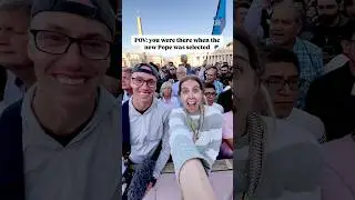 POV: White Smoke Changed History?! 😱🇻🇦 #shorts #pope #conclave #vatican #vaticano #rome #popeleoxiv