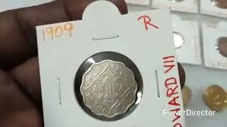 1 - &frac14; - 10 rupees silver coin / British Indian coins sale Tamil ( Black cat ) 7200389869 📲