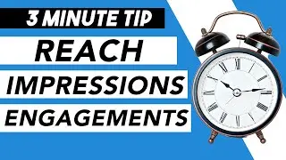 What Is Reach, Impressions, + Engagements? - Basic Social Media Analytics -  [3 Minute Tips]