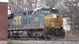 CSX Q621 in Lacona NY...3-29-2020