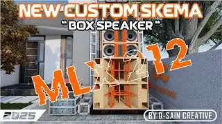 [PLAN] SKEMA BOX SUBWOOFER MLX ( 212 ) NEW CUSTOM 2025 