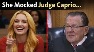 She Mocked Judge Caprio&hellip; The Courtroom Went Silent
