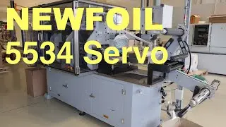 Newfoil 5534 Servo hot foil stamping and embosing machine like new
