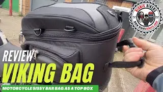 Motorcycle Viking Bag Review [Dagr Sissy Bar Bag]