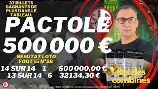 Loto foot 15 n28 resultat Livre