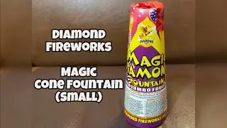 Diamond Fireworks Magic Cone Fountain (Small) #Fireworks #NYE2024