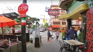 [4K] Walking tour SAN FRANCISCO North Beach to Chinatown California USA Little Italy Travel 4K HDR