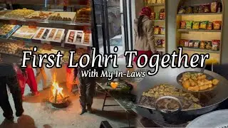 First Lohri with In-laws | Punjab #lohrivibes #lohri #punjab 