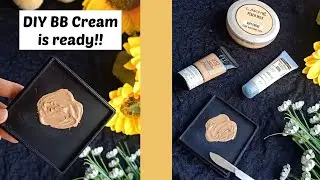DIY BB Cream at Home Only Using 3 Products #shorts #youtubeshorts