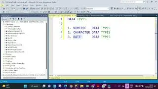 1 INTRODUCTION TO DATA TYPES