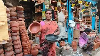 சமையல் பாத்திர வாங்க  கடைக்கு வந்திருக்கோம்