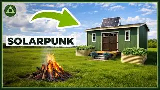 Tour Our $25k Solarpunk Off-Grid Cabin!