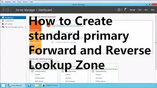 6. Как создать основную зону прямого и обратного просмотра в Windows Server 2012 R2