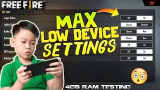 free fire max low end device settings - Free Fire Max 4 GB Ram Device Settings - Free fire Max