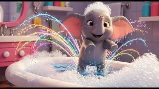 **Little Elephant Splash 🐘💦 | Bath Time Animal Rhyme for Kids & Toddlers**