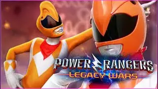 Распаковка и игровой процесс Power Rangers Legacy Wars Orange Ranger SKULL
